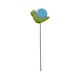 thumbnail image 1 of Estacas de jardín para macetas | Decoración para balcones | Abejorros activados por el viento en una rama | Decoración de hierro para enchufar en el suelo para patios y jardines, 1 of 1