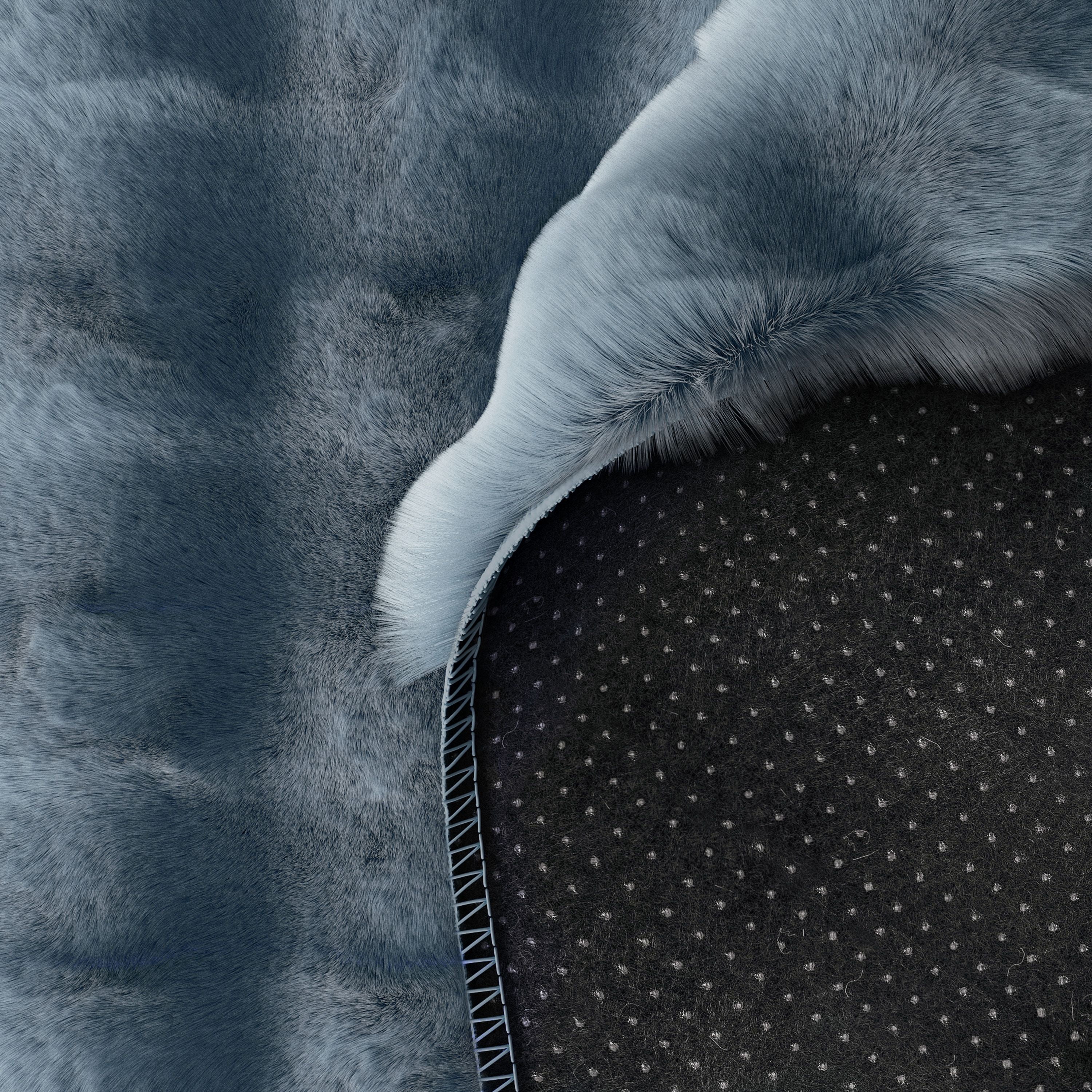 Mainstays Kids Blue Bubble Fur Area Rug, 5 ft x 7 ft