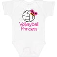 thumbnail image 3 of Inktastic Volleyball Butterfly Princess Girls Baby Bodysuit, 3 of 5