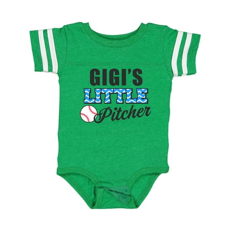 

Inktastic Baseball Gigis Little Pitcher Gift Baby Boy Bodysuit