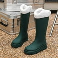 thumbnail image 4 of AUXDIQ Rain Boots Women Knee-High Waterproof Rain Shoes Outdoor Garden Shoes, 4 of 6