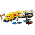 thumbnail image 4 of LEGO City Yellow Delivery Truck Toy, Comes with a Semitruck Model, Forklift and 4 Minifigures for Pretend Play, Fun Birthday Gift Idea for Kids' 8 Years Old and Up, 60440, 4 of 6