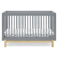 thumbnail image 5 of Delta Children Poppy 4-in-1 Convertible Crib - Greenguard Gold Certified, Grey/Natural, 5 of 10
