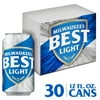 Milwaukee's Best Light Lager Beer, 30 Pack, 12 fl oz Cans, 4.1% ABV