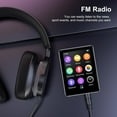 thumbnail image 5 of Reproductor de MP3 y MP4 con Bluetooth, pantalla LCD, HiFi Bass, radio FM, 128 GB, 5 of 5