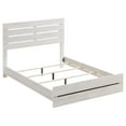 thumbnail image 2 of Sili 4pc Queen Bedroom Set- Dresser- Mirror- Coastal White- Bronze, 2 of 6