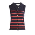 thumbnail image 5 of Free Assembly Women's Sleeveless Cardigan Sweater, Lightweight, Size XS-2XL, 5 of 5