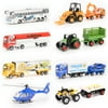 8PCS Diecast Metal Car Models Children Toy Play Set Vehicles Playset