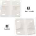 thumbnail image 3 of HEALEEP 2Pack Folding Support Hinge White Plastic Hinges Reliable For Camping, 3 of 8