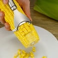 thumbnail image 3 of Desgranador de Maíz Acero Inoxidable 304 Pack 3 Unidades Herramienta Cuchilla Serrada Mango Ergonómico Cocina, 3 of 5