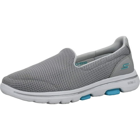 

Skechers Women s GO Walk 5-15901 Grey/Light Blue 6 w US Slip-on