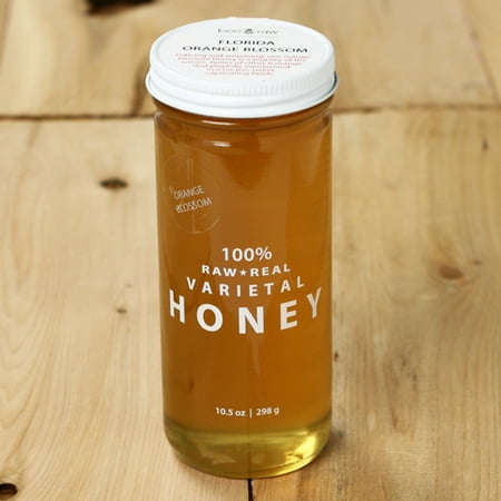 Bee Moisturizing Orange Blossom Honey - Florida Orange Blossom Raw Honey (10.5 ounce)