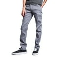 thumbnail image 5 of Victorious Men's Skinny Fit Unwashed Raw Denim Jeans DL938 - Gray - 30/32, 5 of 6
