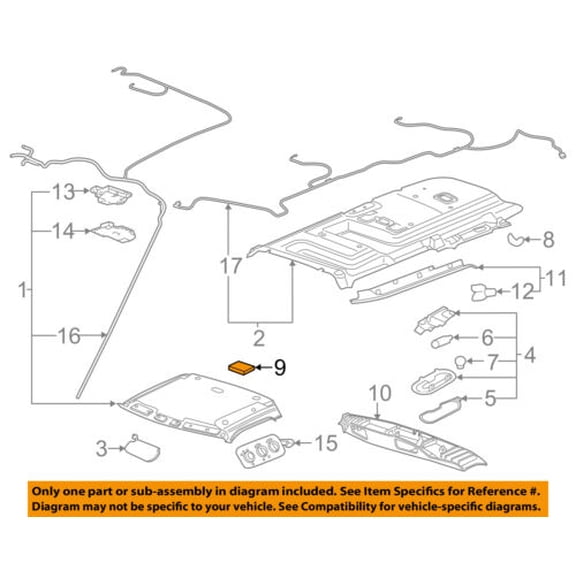 GM OEM Interior-Roof-Air Deflector 84011080