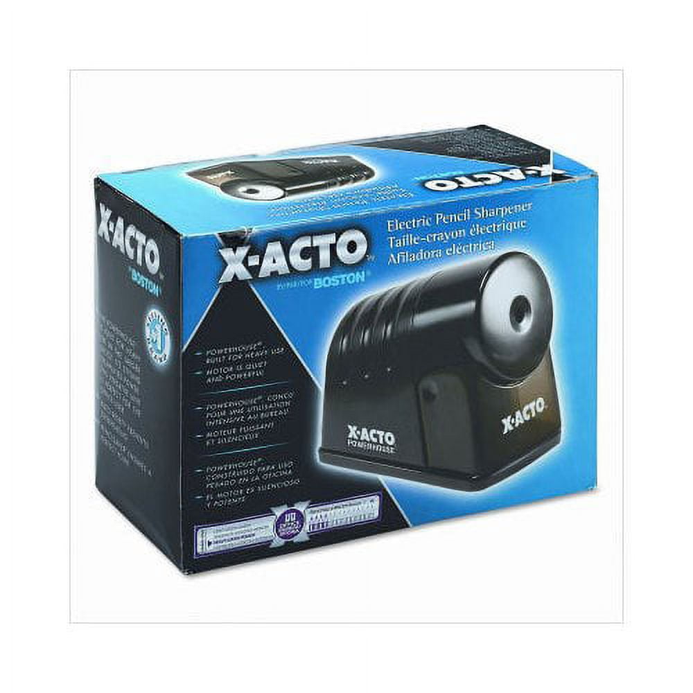 X-Acto Heavy-Duty Commercial Grade Electric Pencil Sharpener Black