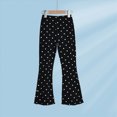 thumbnail image 2 of Gibobby Little Girls Sweatpants Wide Leg Drawstring Baggy Pants Straight Leg Athletic Trousers with Pockets 2T 3T 4T 5T 6T 7T 8T Girls Athletic Pants(9-10T,Black), 2 of 5