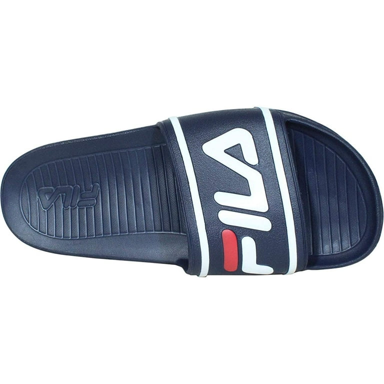Fila Mens Sleek Slide St Shoes 10 Navy Walmart