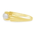 thumbnail image 4 of 10k Yellow Gold Freshwater Cultured Pearl And Diamond Ring, 4 of 6