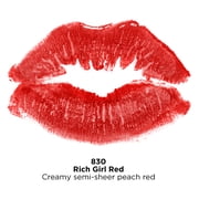 Revlon super lustrous lipstick (sheers), rich girl red