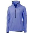 thumbnail image 2 of Women's Cutter & Buck  Lavender Atlanta Falcons Cascade Eco Fleece Half-Zip Jacket, 2 of 3