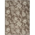 thumbnail image 2 of Nourison Garden Oasis Indoor/Outdoor Mocha 4' x 6' Area Rug (4x6), 2 of 10