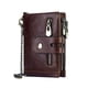 thumbnail image 1 of Cartera Rfid Regalo Bloqueo Con Cadena Antirrobo Para Hombre Marrón oscuro, 1 of 3