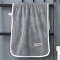 thumbnail image 1 of Toalla de manos y cara de forro polar de microfibra 35x75cm – Toalla de baño súper absorbente, suave y de secado rápido para baño, gimnasio, viajes y acampada, 1 of 6