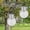 Multicolor, variant on Xirurus Solar Ball Hanging Lamp Outdoor Landscape Walkway Light, Multicolor LED Garden Decoration, 3.12 inches / 8 cm, Waterproof IP55