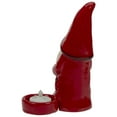 thumbnail image 5 of Northlight Gnome Tea Light Christmas Candle Holder - 7" - Red and Black, 5 of 5