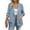 #0520-Light Blue, variant on Womens Linen Blazer Casual Long Sleeve Lightweight One Button Jackets Spring Summer Suit