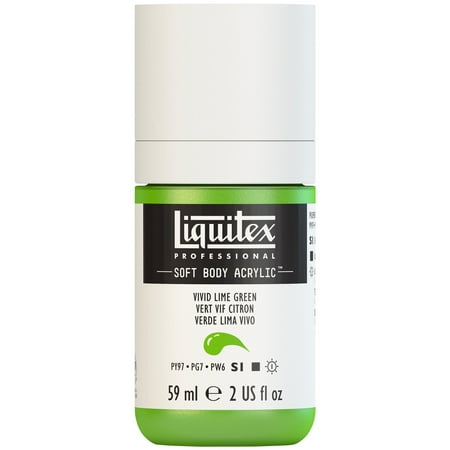 UPC: 0887452998556 | Liquitex Professional Soft Body Acrylic Color 2 oz. Vivid Lime Green