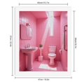 thumbnail image 2 of Paint By Numbers Kit for Adults Beginner - DIY Pink Bathroom Interior Design Canvas Painting Kits for Adults, Frameless Paint By Number for Adults for Home Wall Decor 16x20 Inch, 2 of 7