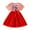 Red, variant on Zanarzt Girls Cotton Dresses Casual Summer Flower Girl Dress Toddler Girl's Summer Dresses Ruffle Sleeve Tiered Swing Casual Sundress Blue,1-2 Years