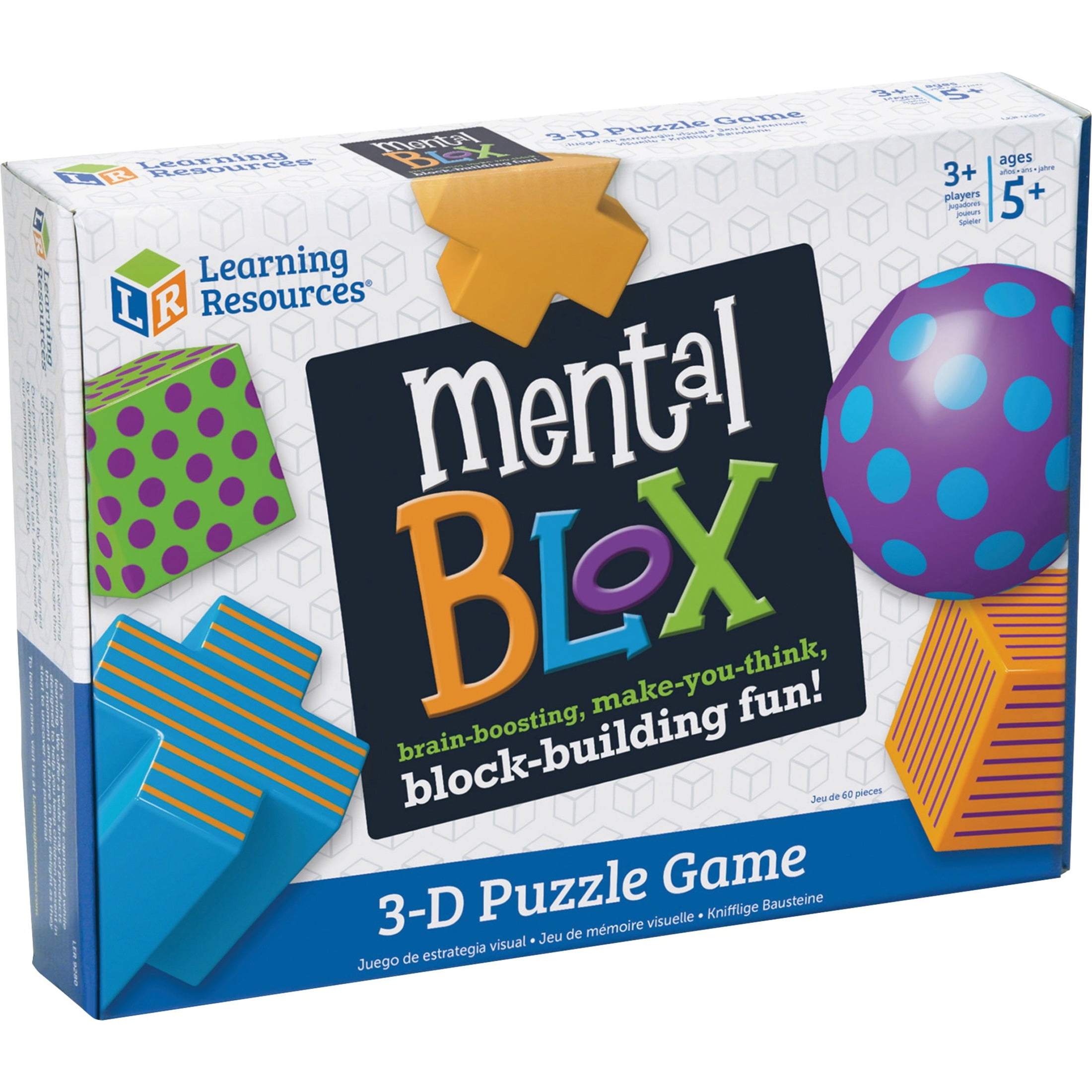  Learning Resources Mental Blox Go! 30 Games and Puzzles, Ages  5+ Educational Travel Games for Kids, Brain Teaser Games and Puzzles, STEM  Games, 3-D Puzzles, Critical Thinking for Kids : Toys