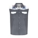 thumbnail image 2 of Camisas de Cuello para los Hombres de Moda Casual Imprimir Turndown Cuello sin Mangas Bolsillos Deportivos Tanque, Ligero Top de Verano, 2 of 5