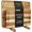2-Piece with Stand, variant on 3 count Teak Board Set with Stand, Kitchen Chopping Boards with Drying Holder & Deep Juice , Charcuterie Board for Chef, Housewarming & Wedding