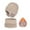 Beige, variant on QQAMB Kids Earflap Beanie and Scarf Set for Girls Boys,Winter Warm Knit Ski Hat with Fleece Lined for 4-10 Years