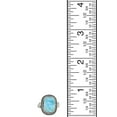 thumbnail image 3 of YoTreasure Larimar Gemstone Solid 925 Sterling Silver Designer Ring, 3 of 8
