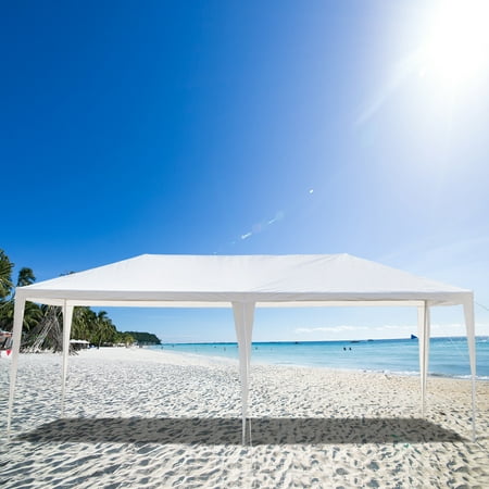 Portable Gazebo Party Tent with 4 Side Walls, 10' x 20' Outdoor Waterproof Patio Gazebo Tent, Heavy Duty Outdoor Patio Party Wedding Tent, Portable Gazebo BBQ Shelter Canopy for Catering Garden Beach Camping, L278 ()