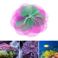 thumbnail image 2 of Coral de loto, gel de sílice suave que se mueve naturalmente con el flujo de agua, decoraciones de acuario que brillan en la oscuridad, adornos de coral brillantes para peceras., 2 of 8