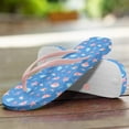 thumbnail image 3 of FUIALDOLG Women's Beach Flip Flop, Super Lightweight and Soft Footbed, Thin Glitter Strap, 3 of 9