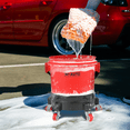 thumbnail image 3 of M-AUTO Car Washing Bucket Pulley Set with 360 Degree Casters, Bucket Dolly with Insert Grit Trap for Car Washing Detailing, Red, 3 of 9