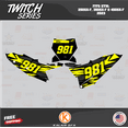 thumbnail image 3 of Kalair GFX Graphics Kit for KTM Motorcross 4-Stroke 250SX-F, 350SX-F, and 450SX-F (2023) Twitch Series, 3 of 5