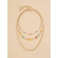 thumbnail image 5 of EOEMY 3Pcs/Set Flower Decor Necklace For Women Novelty Necklace Creative Necklace-Default, 5 of 6