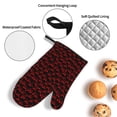 thumbnail image 3 of Naloa Red Skulls 4 Oven Mitts and Pot Holders 4 pcs Set, Cooking Baking Grilling Kitchen Oven Glove for Cooking, 3 of 6