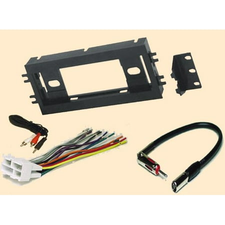 Chevy Camaro Dash - Radio Stereo Install Single Din Dash Kit + wire harness + antenna adapter for Chevy Chevrolet Camaro 90-96 and Pontiac Firebird ..,By Carxtc Ship from US