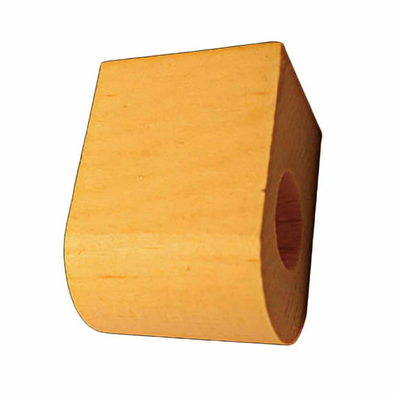 Curtain Rod Coupler Support Country Pine Finish 3" Projection Renovators Supply