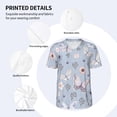 thumbnail image 5 of Rocae Blue Butterfly for Breathable Men's Baseball T-Shirt Fashionable Casual Baseball Jersey, Moisture-wicking Sportswear 4X-Large, 5 of 9