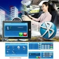thumbnail image 4 of 7 inch truck bluetooth AVIN DDR 256M 8GB gps navigator vehicle GPS Navigation with rear view wireless camera ,Flexible Double Bracket Installation, 4 of 6