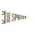 thumbnail image 2 of Ball, Susan 14x9 White Modern Wood Framed Museum Art Print Titled - Brave Spirit Pennant, 2 of 4